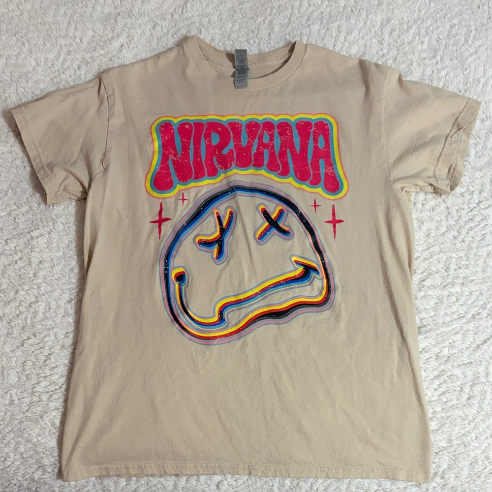 Gildan Tan T-Shirt